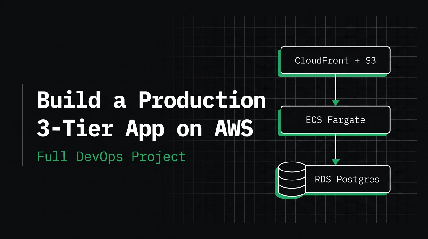 How to Build a Production 3-Tier Web App on AWS — Full DevOps Project