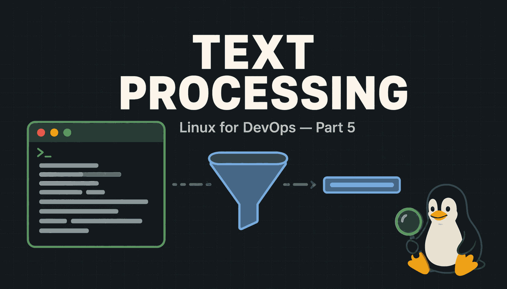 Text Processing in Linux: wc, sort, uniq, sed, awk and the Pipe