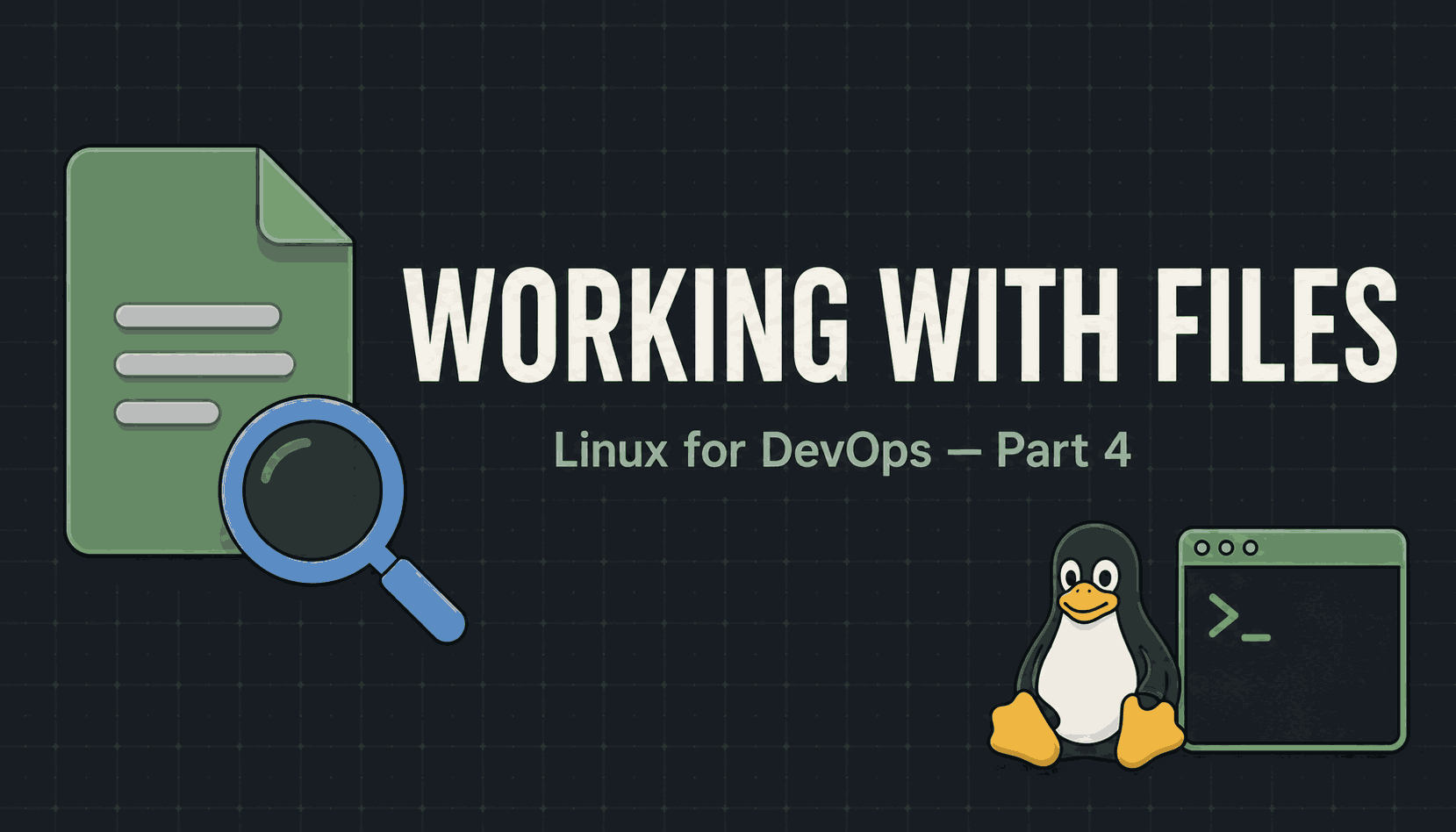 Working with Files in Linux: cat, nano, head, tail, grep and Redirection